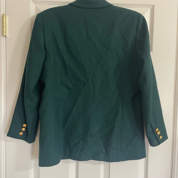 Vintage Pendleton Women’s Green Blazer 100% virgin woool - Picture 3 of 4